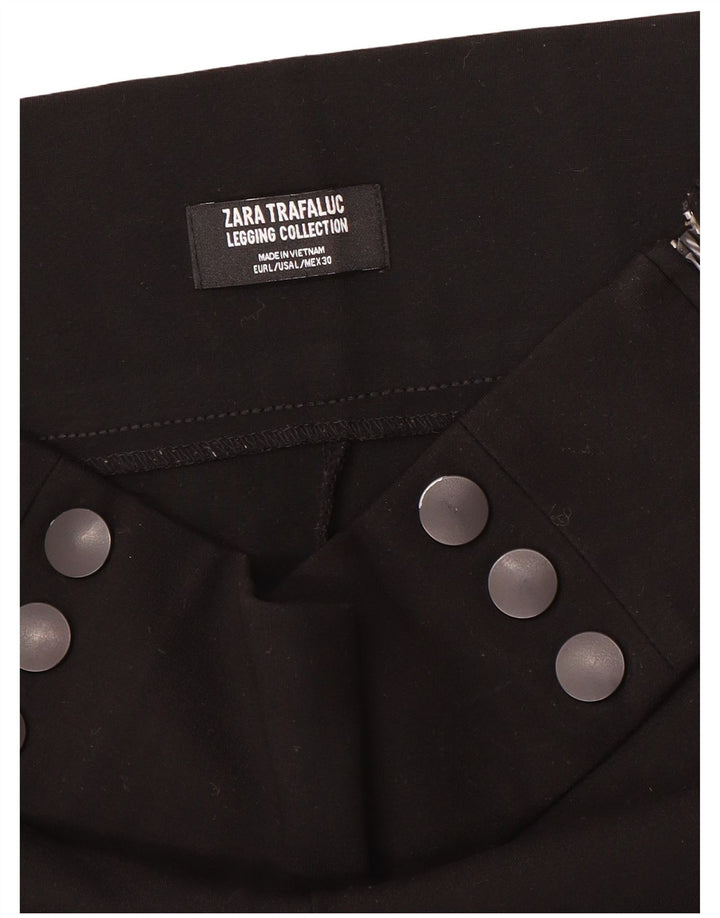 Spodnie damskie Zara Slim Casual, duże, W32 L29, czarne