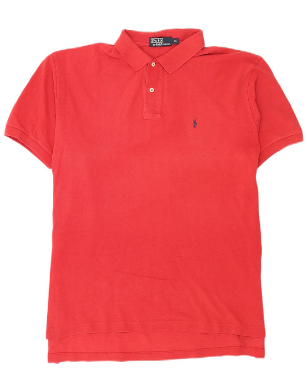 Koszula męska Polo Ralph Lauren XL, czerwona, bawełniana