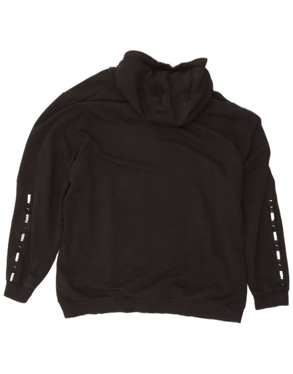 Męski sweter z kapturem Puma 4XL, czarny, bawełniany