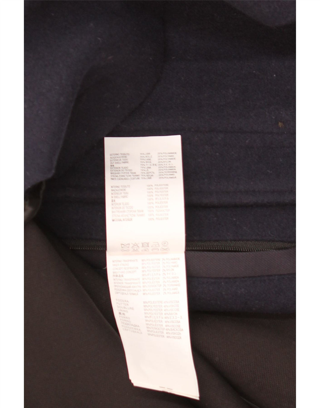 Kurtka męska GEOX Respira Utility UK 42 XL, granatowa, wełniana