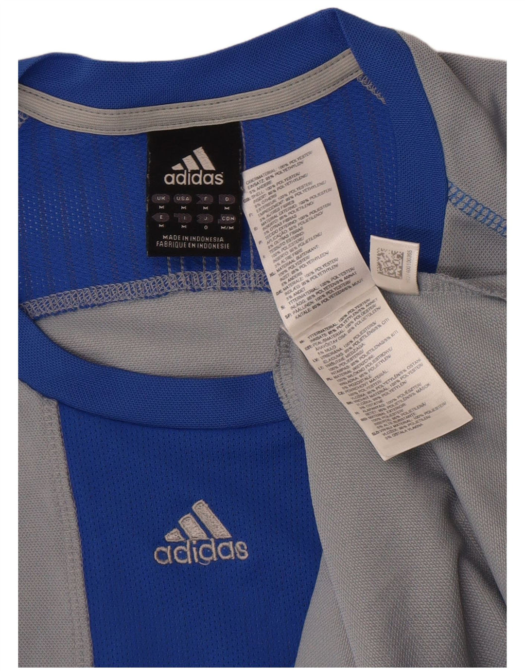 Męska koszulka Adidas Climacool Top z poliestru w kolorze średnioszarym