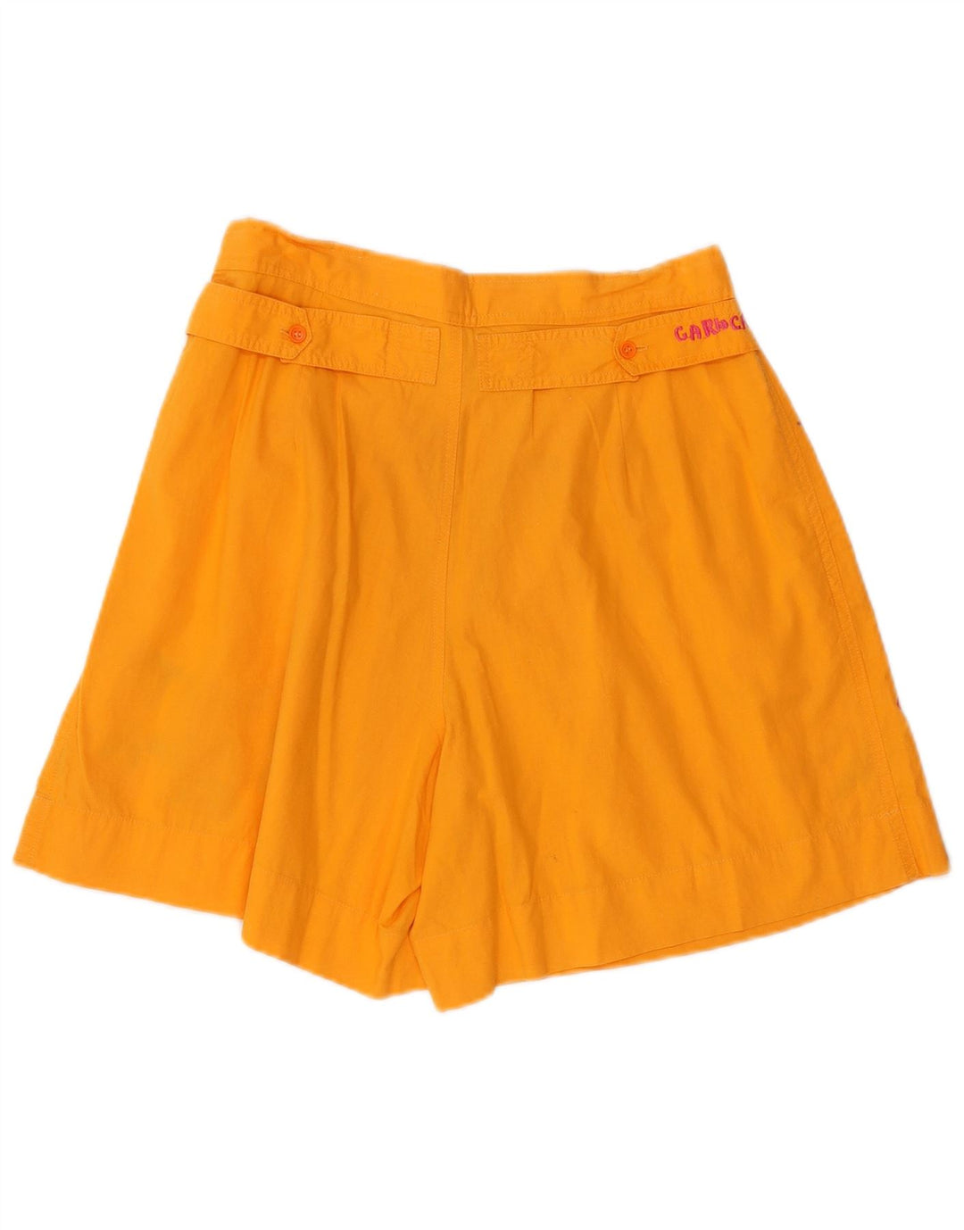 Damskie szorty Chino Vintage Graphic Pegged W28 Średnio-Pomarańczowe