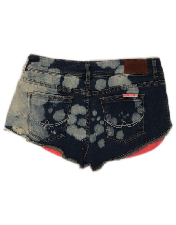 Damskie spodnie jeansowe Superdry Acid Wash W26 Small Blue Tie Dye Cotton