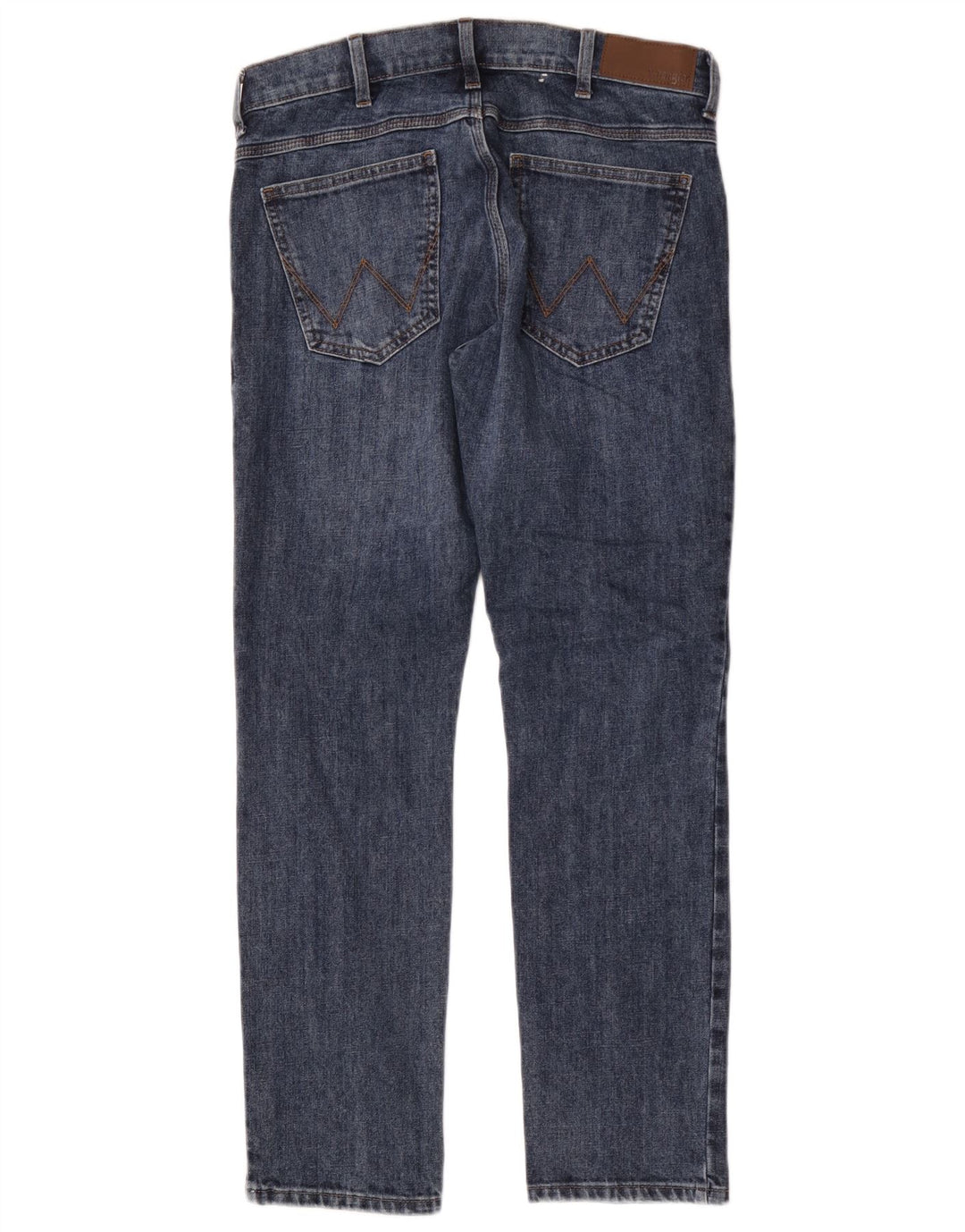 Wrangler Męskie jeansy slim W30 L30 Niebieskie bawełniane