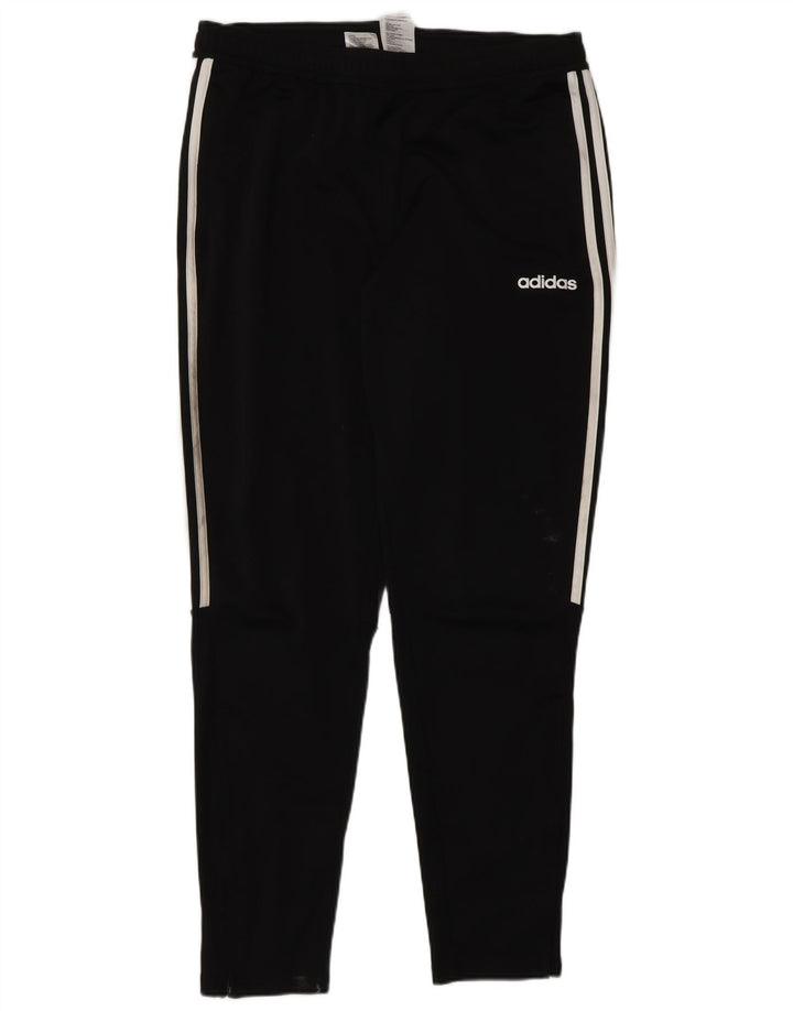 Adidas Męskie spodnie dresowe Joggery, duże, czarne, poliestrowe