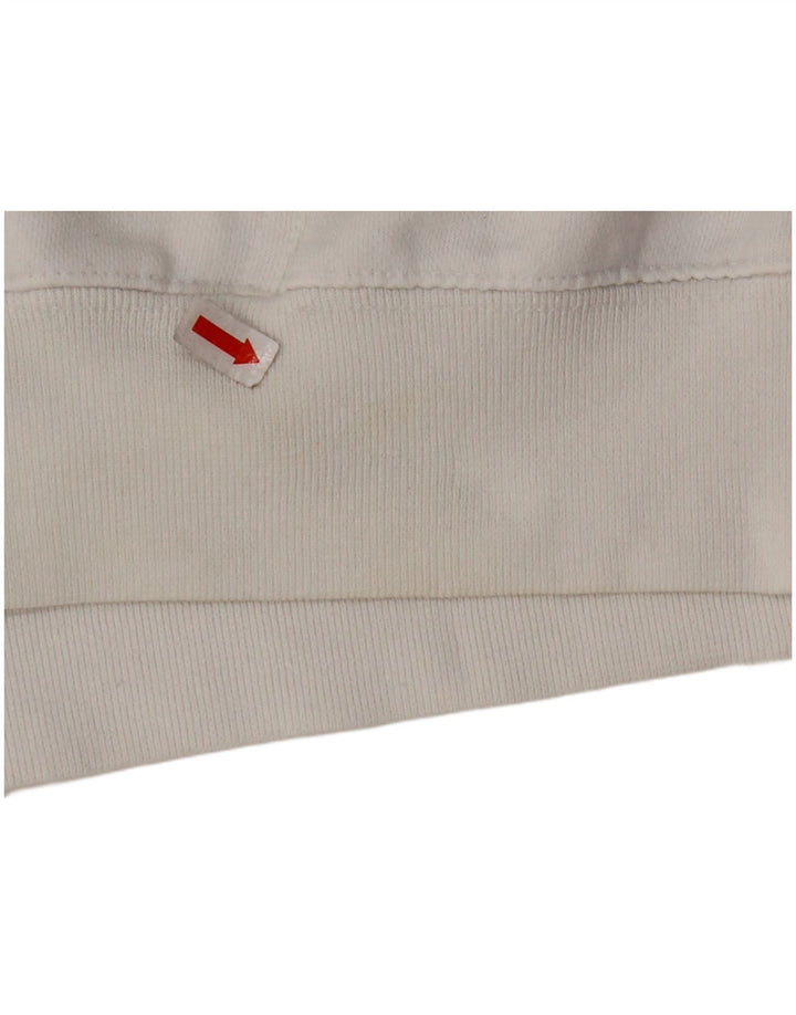 Męski sweter z kapturem NIKE UK 45/47 XL, biała bawełna