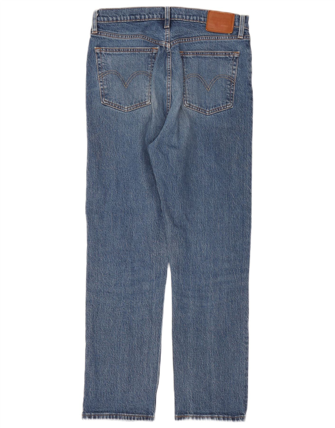 Damskie jeansy Levi's 501 Straight W29 L28 Niebieskie bawełniane