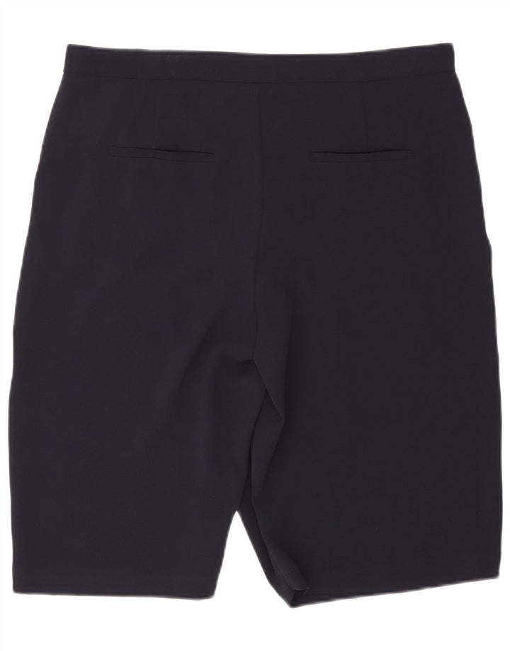 Damskie spodenki chino Zara, duże, W32, granatowe, poliestrowe