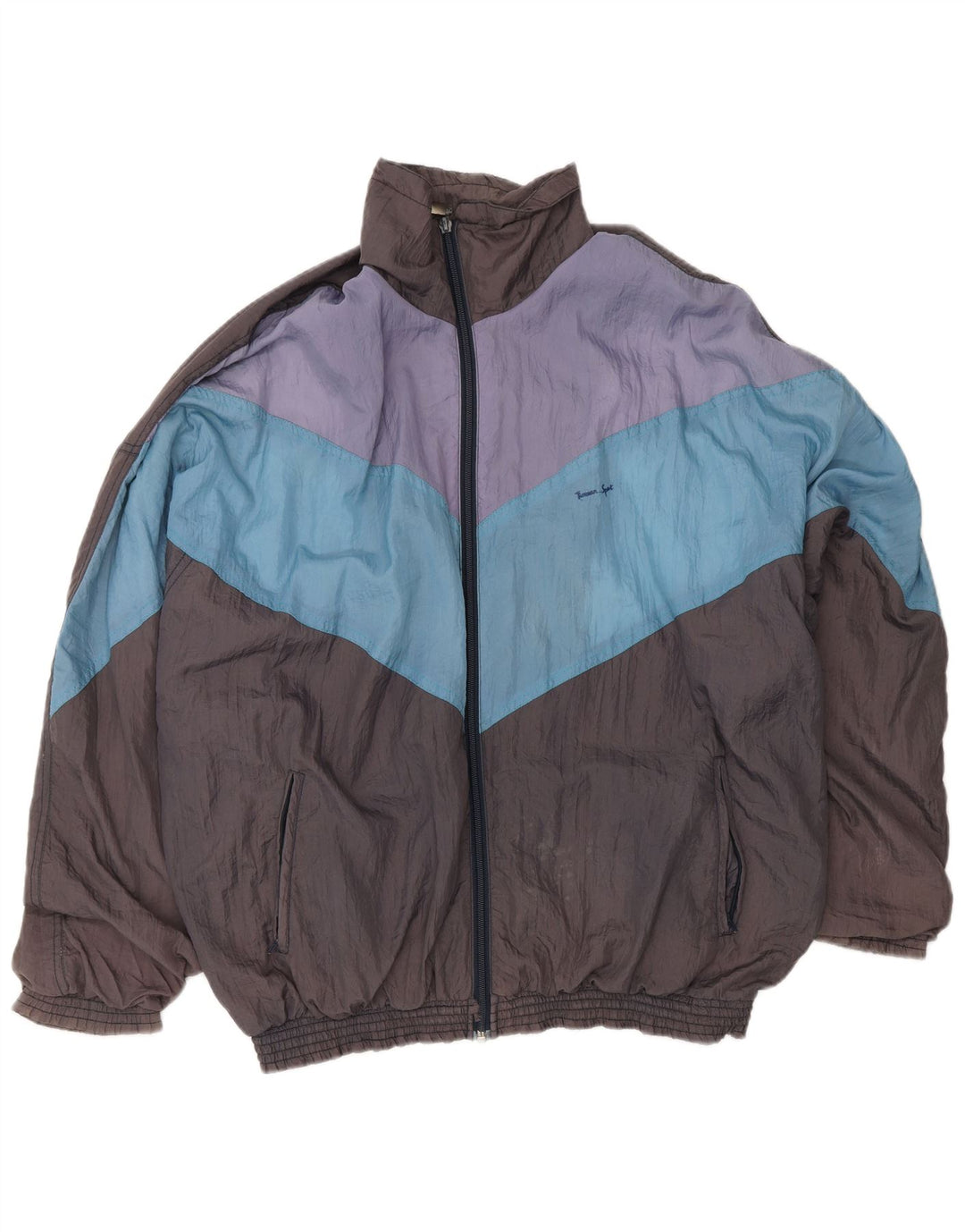 Męska kurtka dresowa VINTAGE XL w kolorze szarym