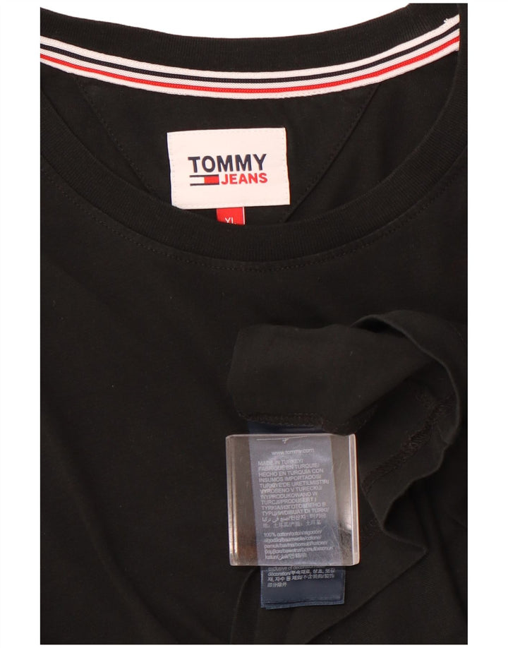 T-shirt męski TOMMY HILFIGER Top XL, czarny, bawełniany