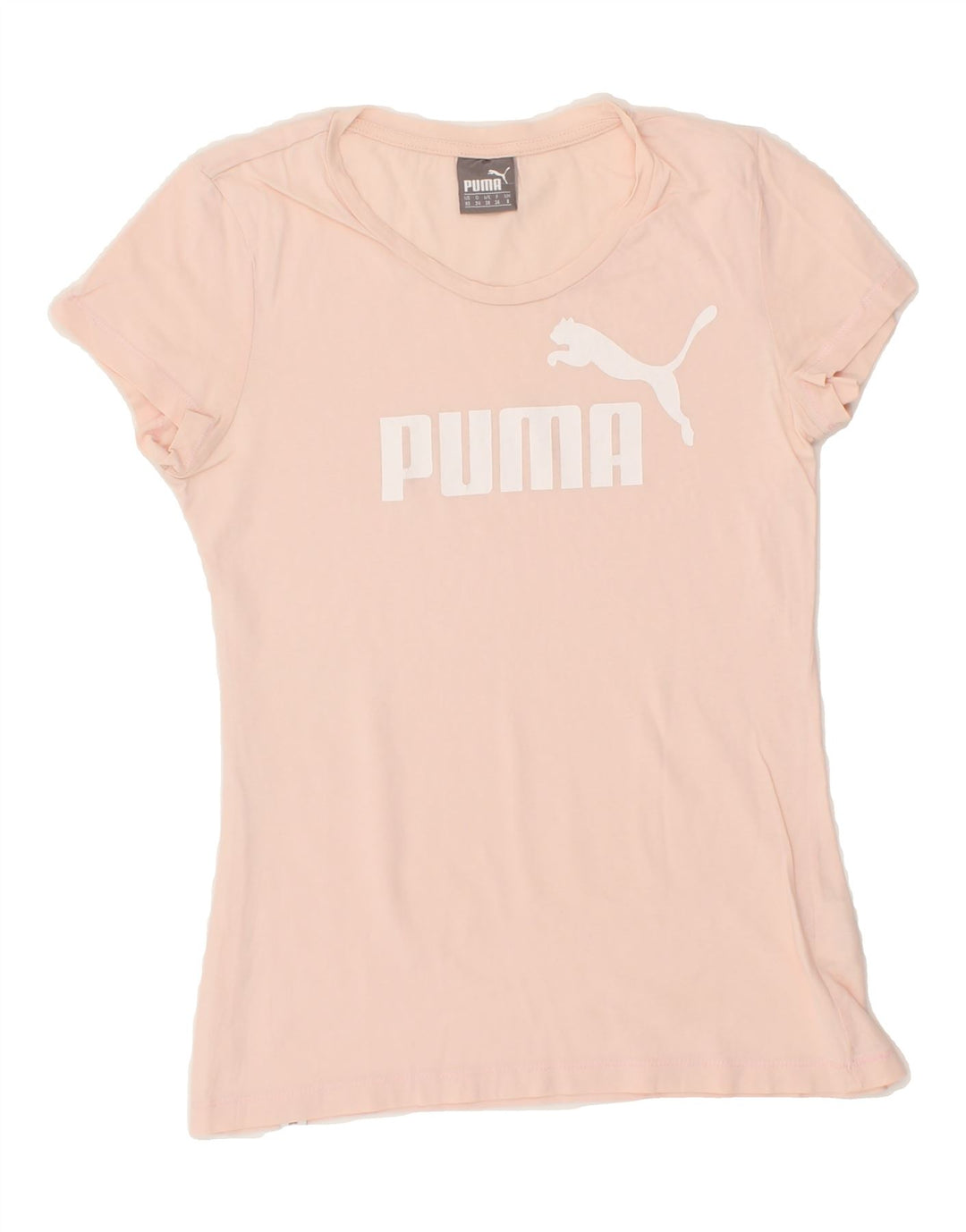 PUMA Womens Graphic T-Shirt Top UK 8 Small Pink Vintage Puma and Second-Hand Puma from Messina Hembry 