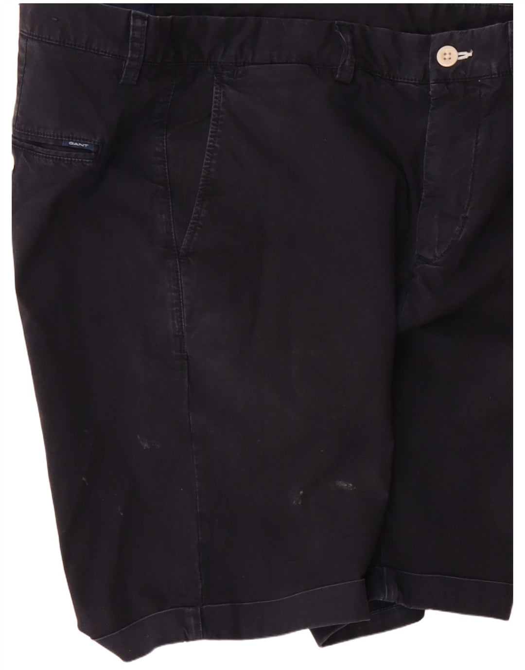 Męskie spodenki chino o regularnym kroju Gant W32 Średni granatowy, bawełniany