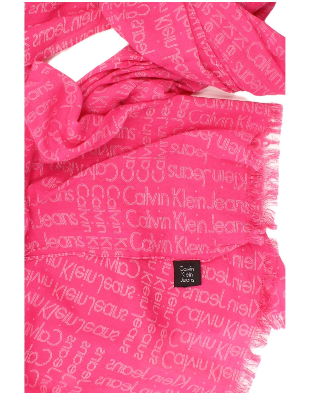 Damski szalik w kształcie prostokąta Calvin Klein Jeans, jeden rozmiar, różowy