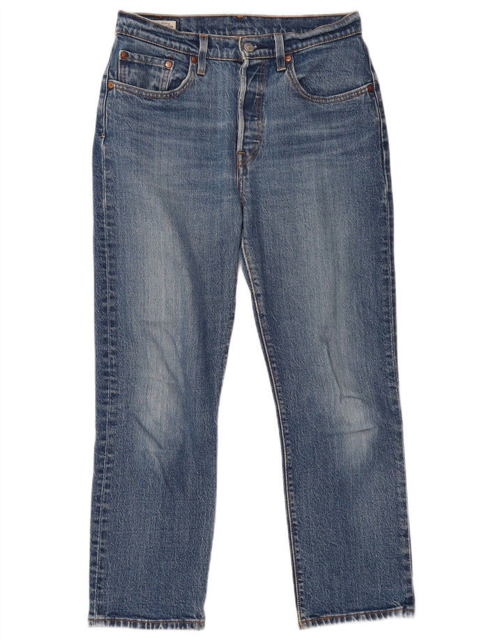 Damskie proste dżinsy Levi's W27 L26 Niebieskie bawełniane