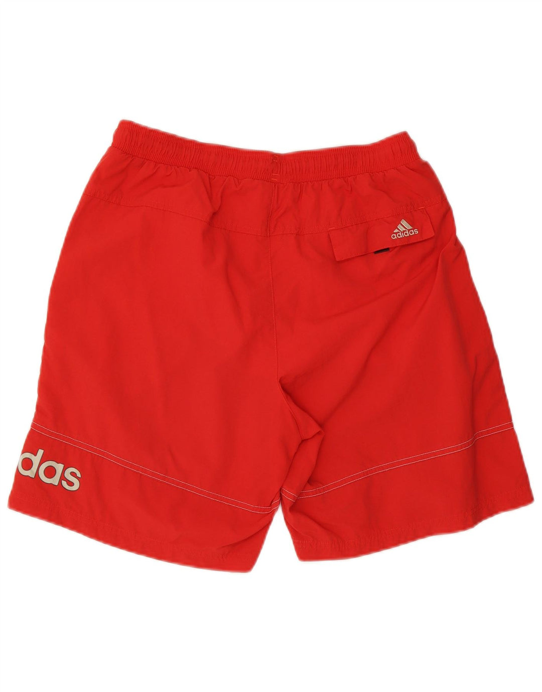 Męskie spodenki kąpielowe Adidas Graphic, średni czerwony poliester