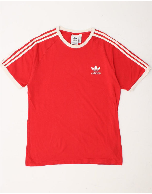 T-shirt męski ADIDAS, duży, czerwony, bawełniany