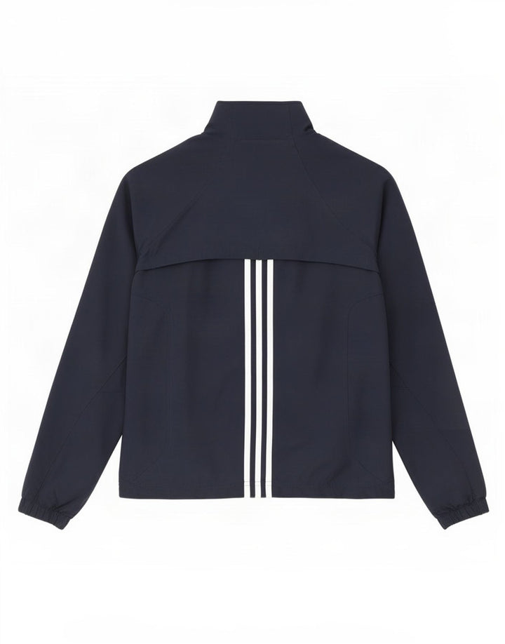 Damska kurtka dresowa Adidas UK 10, mała, granatowa, poliestrowa