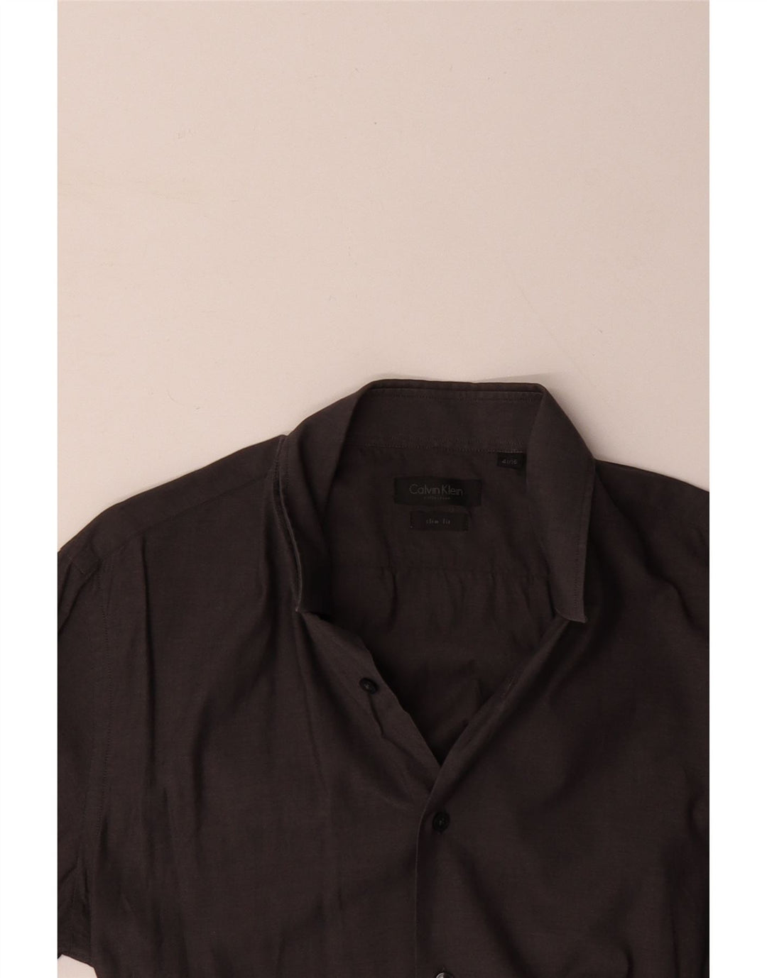 Koszula męska CALVIN KLEIN Slim Fit, rozmiar 41 16, duża, szara