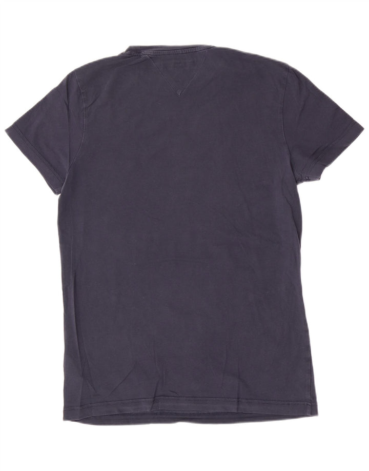 T-shirt męski Tommy Hilfiger, mały, granatowy, bawełniany