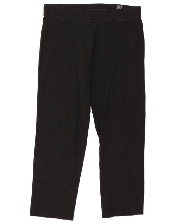 Legginsy damskie Marks & Spencer UK 16, duże, czarne, bawełniane