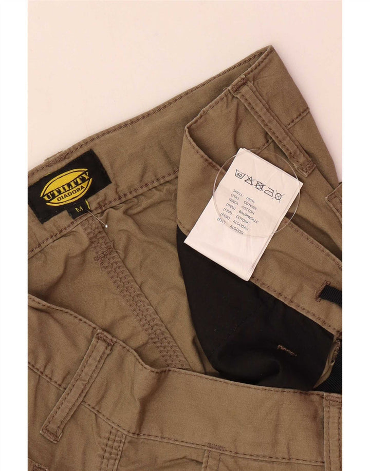 Męskie spodenki cargo Diadora, średnie W32, bawełna khaki