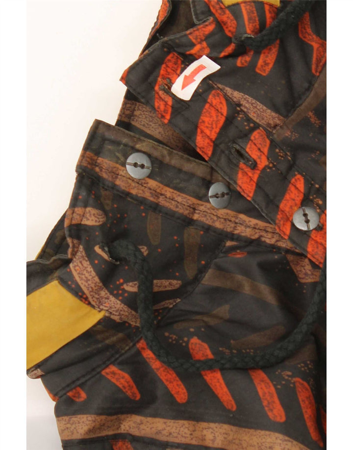 Vintage męska kurtka Anorak z kapturem UK 40, duża, wielokolorowa, geometryczna
