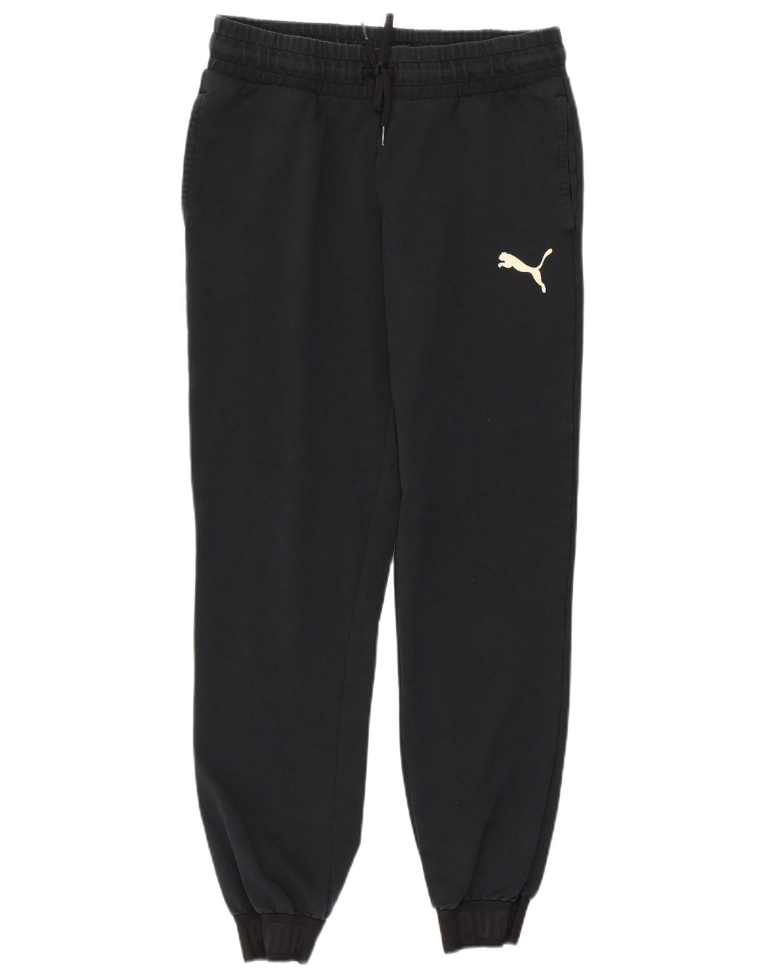 Damskie spodnie dresowe PUMA Joggers UK 12 Średni granatowy, bawełniany