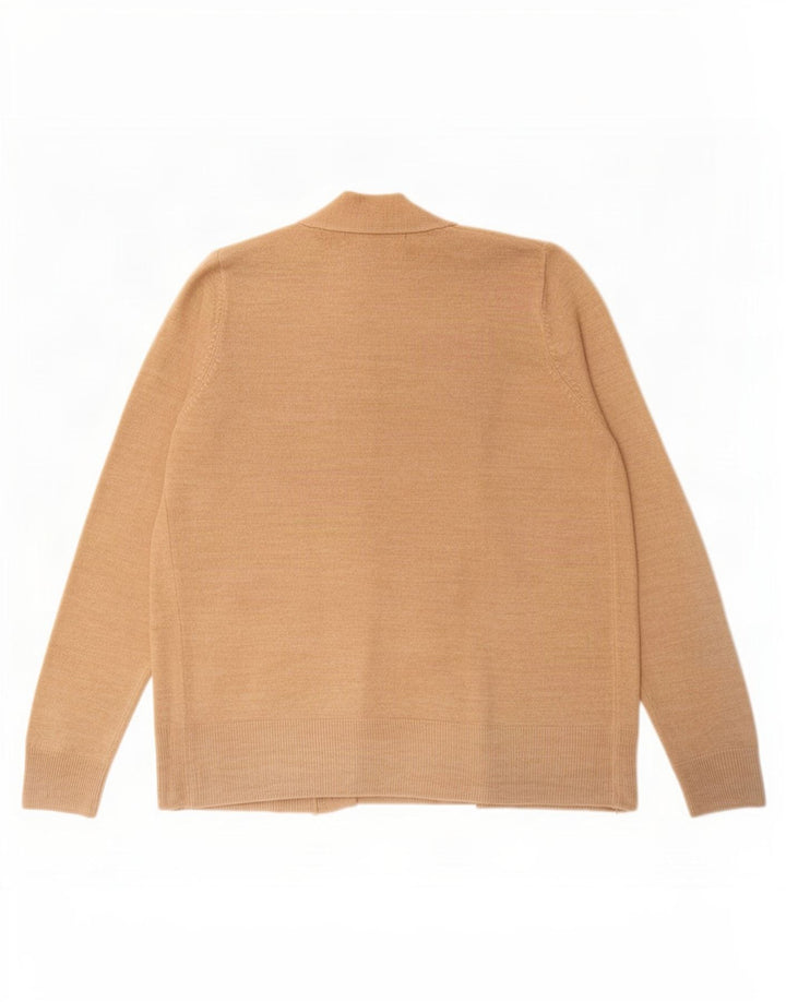 Marks & Spencer Damski sweter rozpinany UK 14 Średni brąz