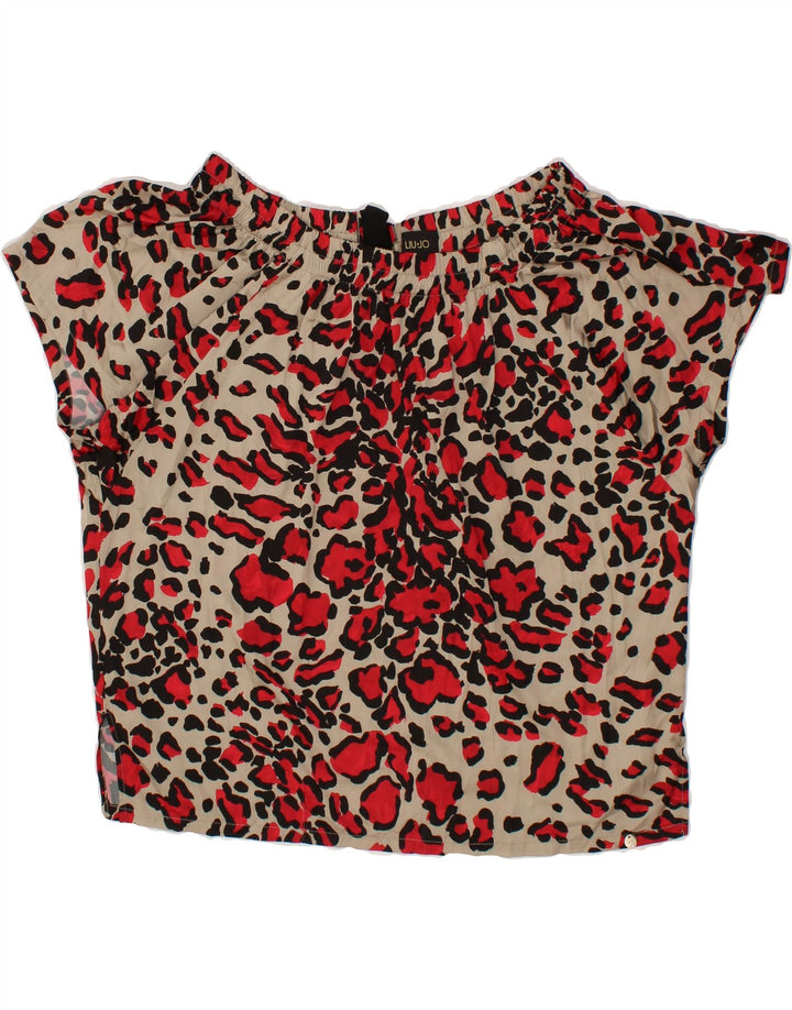 LIU JO Womens Blouse Top IT 44 Medium Grey Flecked Polyester Vintage Liu Jo and Second-Hand Liu Jo from Messina Hembry 