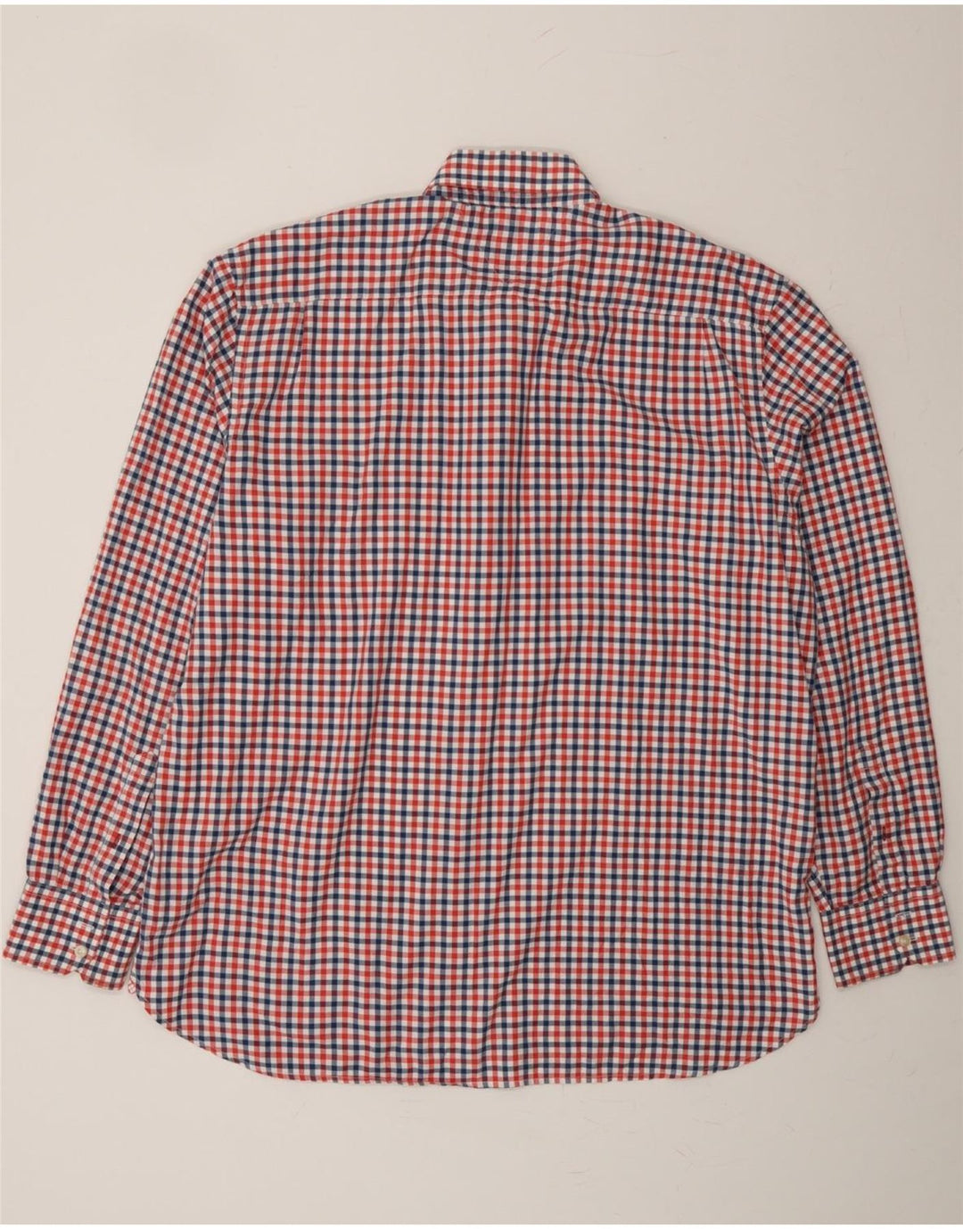 TOMMY HILFIGER Mens Shirt XL Red Check Cotton Vintage Tommy Hilfiger and Second-Hand Tommy Hilfiger from Messina Hembry 