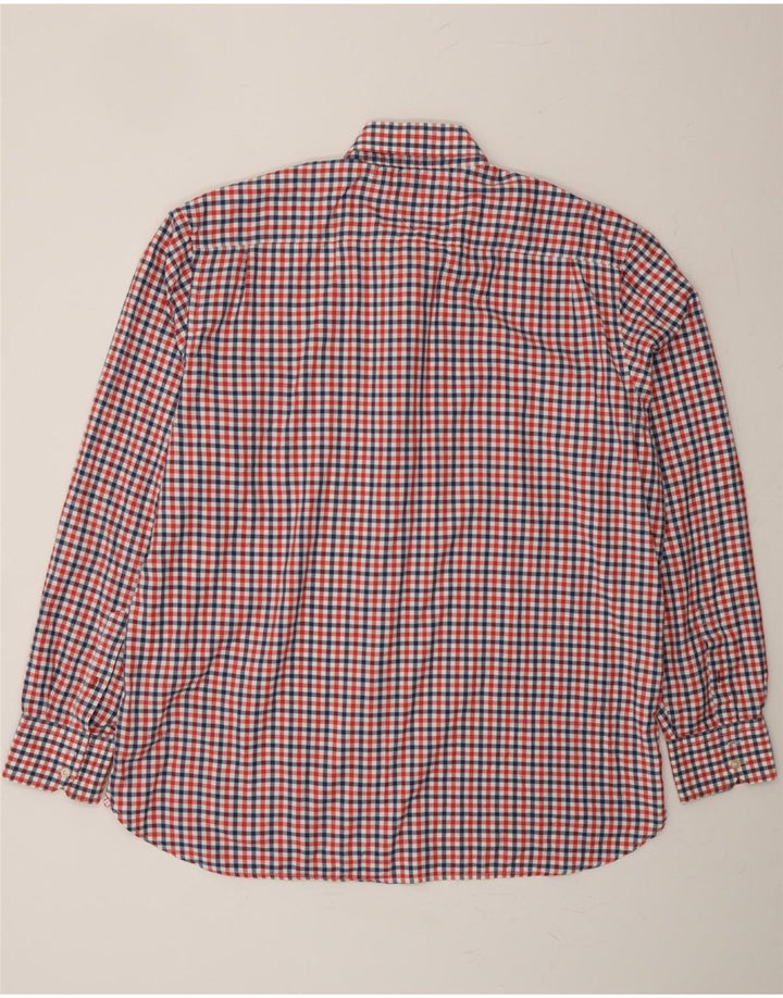 TOMMY HILFIGER Mens Shirt XL Red Check Cotton Vintage Tommy Hilfiger and Second-Hand Tommy Hilfiger from Messina Hembry 