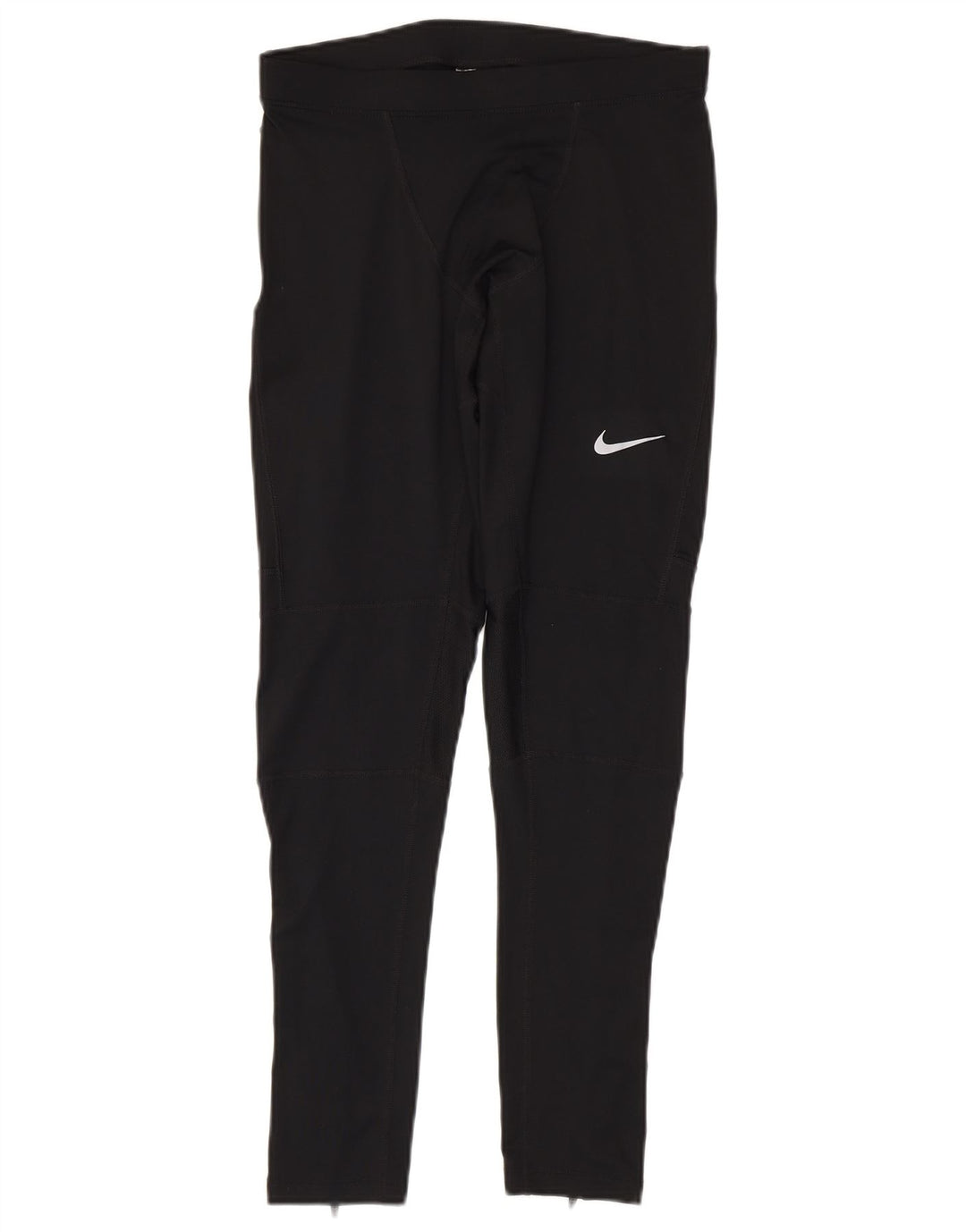 Damskie legginsy Nike Dri Fit UK 12, średni czarny poliester