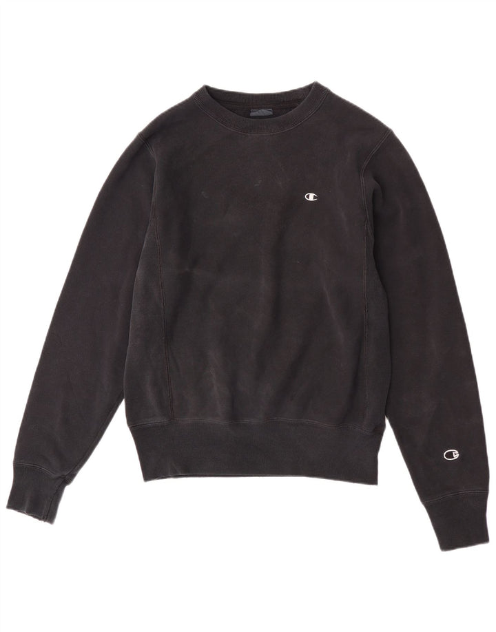 Bluza męska Champion, sweter XS, czarna, bawełniana