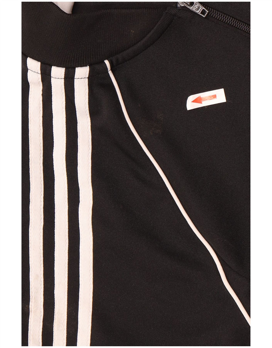 Adidas Męska bluza dresowa, mała, czarna, poliestrowa