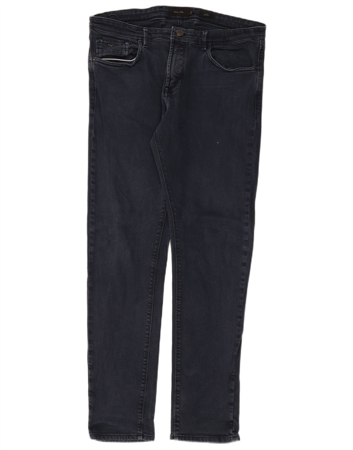 Jeansy męskie Massimo Dutti EU 36 XL W36 L32 Granatowe
