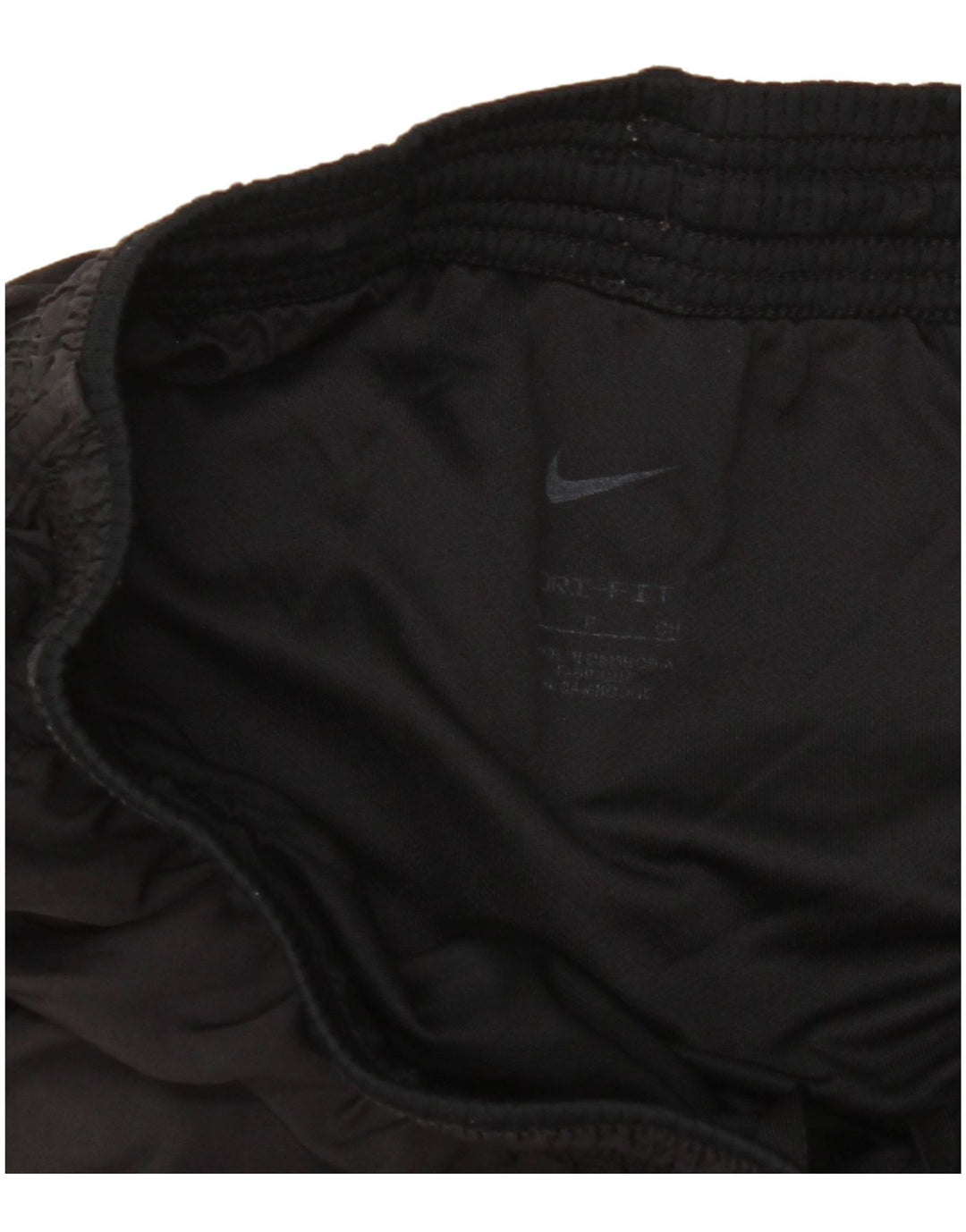 Damskie spodenki sportowe Nike Dri Fit UK 10, małe, czarne, poliestrowe