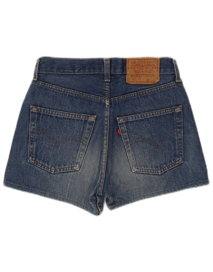 Damskie spodenki jeansowe Levi's 501 W29 Średni niebieski, bawełniany
