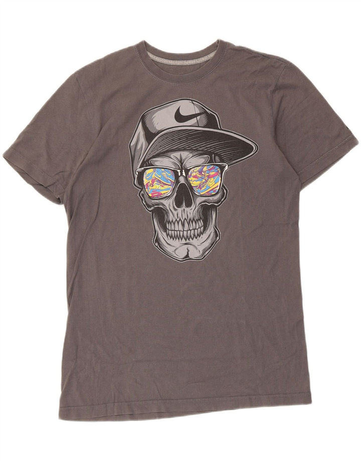 Męski T-shirt Nike o regularnym kroju z grafiką, średni szary