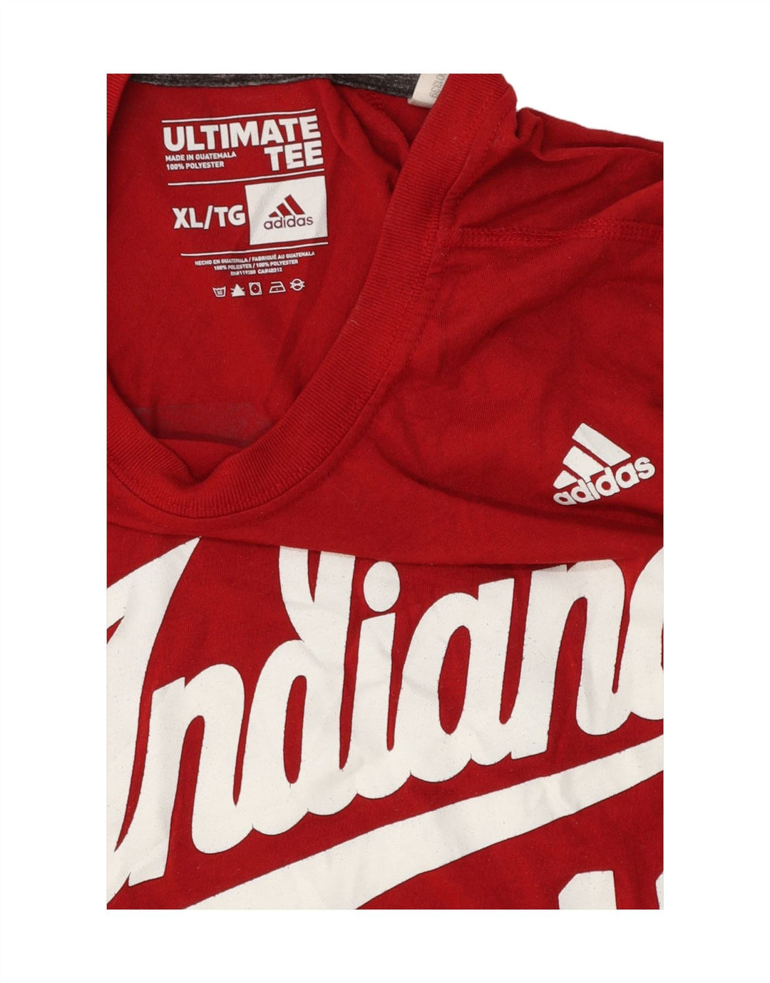 Adidas Męska koszulka z grafiką Indiana Top XL Czerwony Poliester