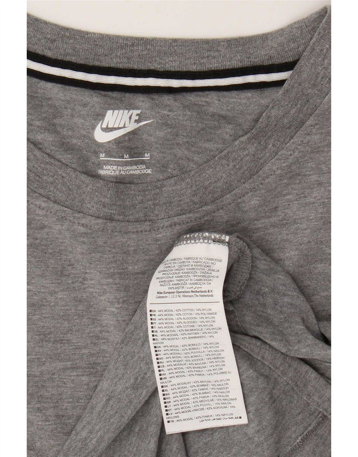 T-shirt damski Nike Top UK 14 Średni szary nakrapiany modal