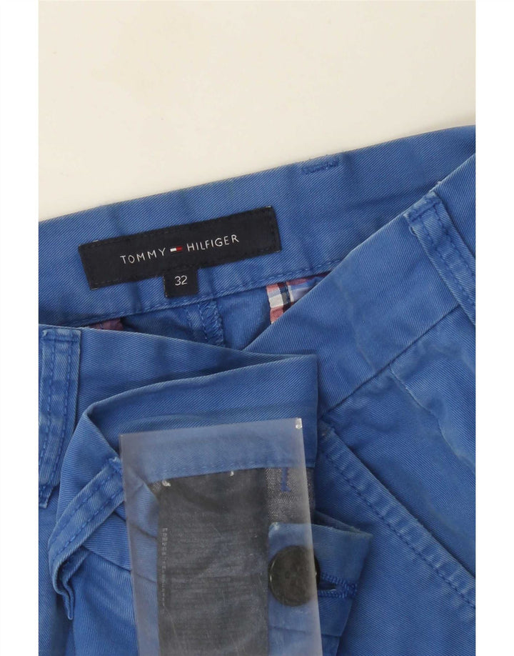 Męskie spodenki Chino Tommy Hilfiger W32 Średni niebieski, bawełniany
