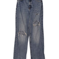 Damskie jeansy z szerokimi nogawkami Zara w trudnej sytuacji EU 40 Medium W30 L33 Niebieska bawełna
