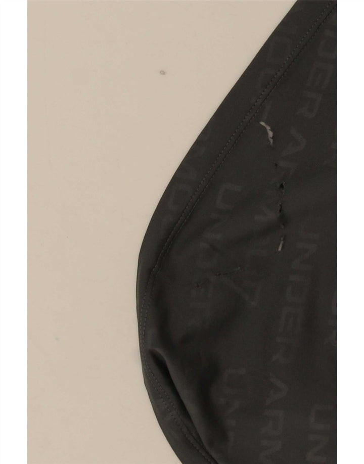 Męski dres Under Armour z graficznym zamkiem błyskawicznym i średnim szarym poliestrem