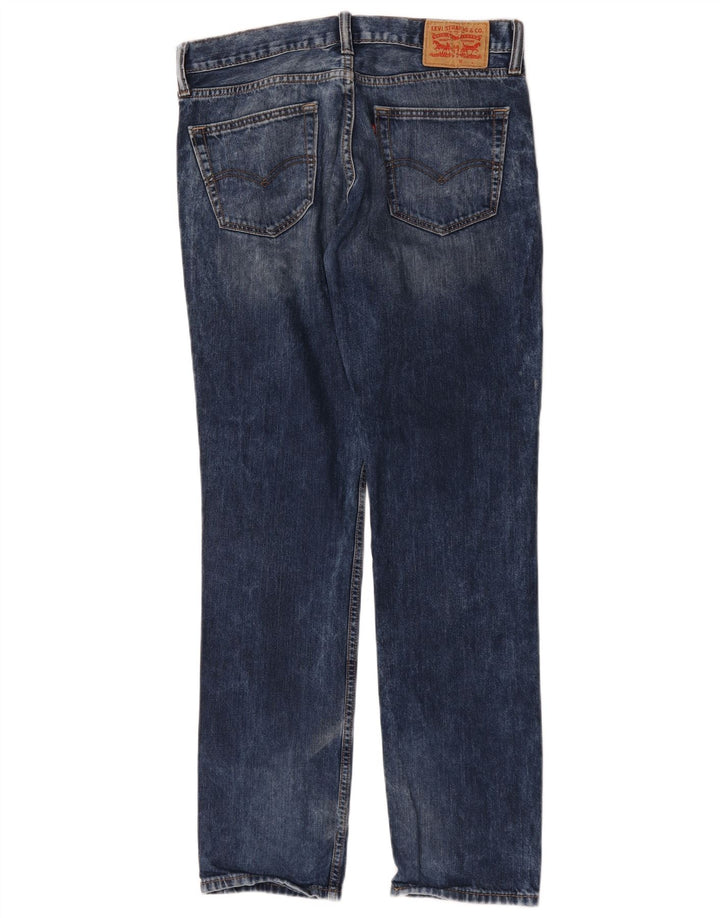 Męskie jeansy Levi's 511 Slim W34 L34 Niebieska bawełna