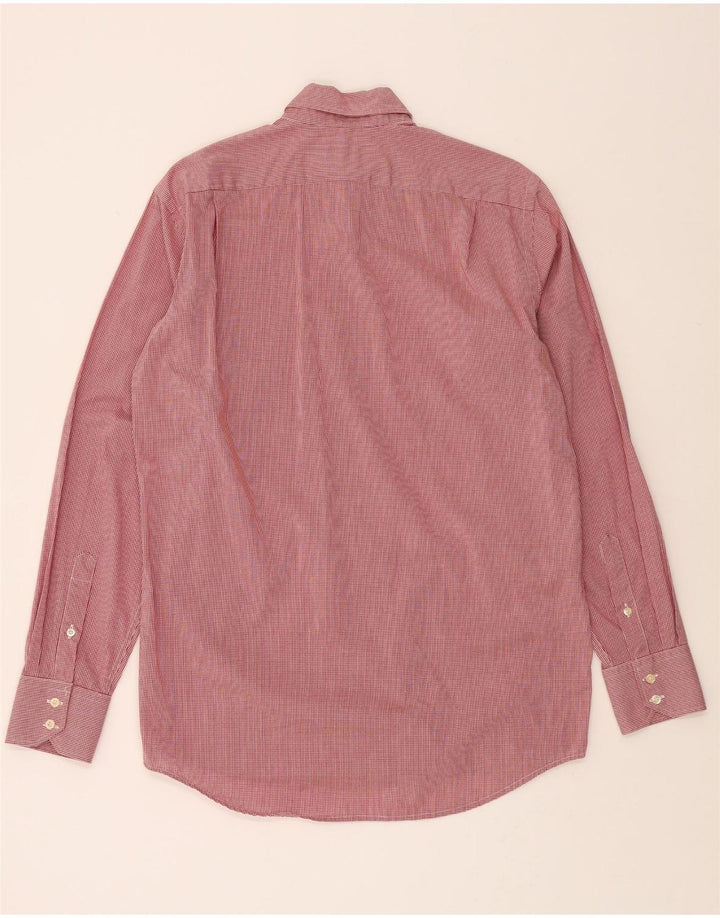 LACOSTE Mens Shirt Size 38 Small Red Check Cotton Vintage Lacoste and Second-Hand Lacoste from Messina Hembry 