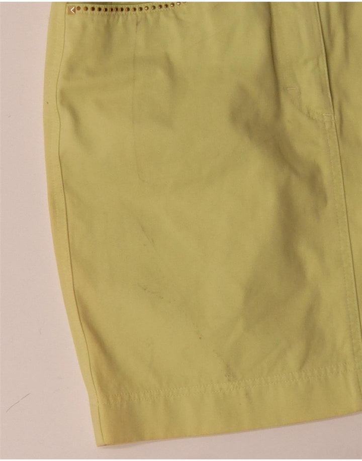 Damska spódniczka mini Laurel EU 38 Medium W28 Żółta bawełna