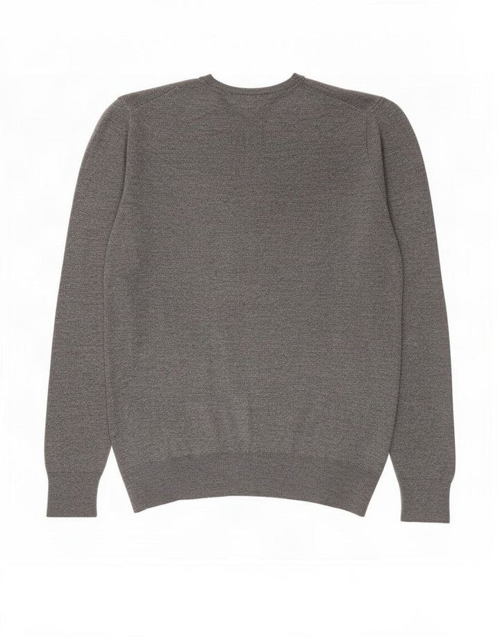 Męski sweter Zara z dekoltem w kształcie litery V, XL, szary