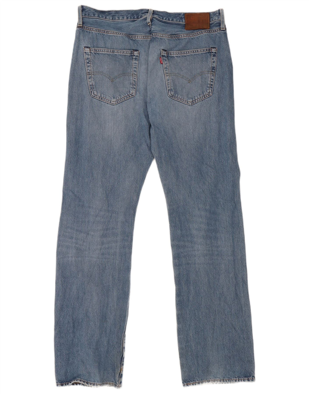 Męskie jeansy Levi's 501 Straight W34 L32 Niebieskie bawełniane