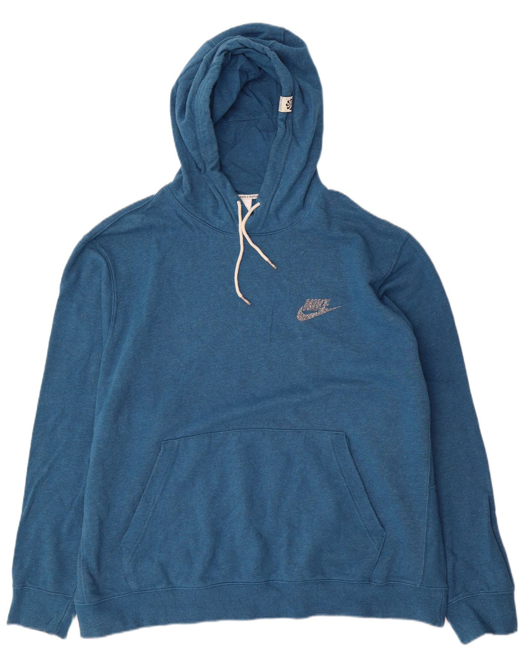 Męski sweter z kapturem Nike 2XL, niebieski, bawełniany