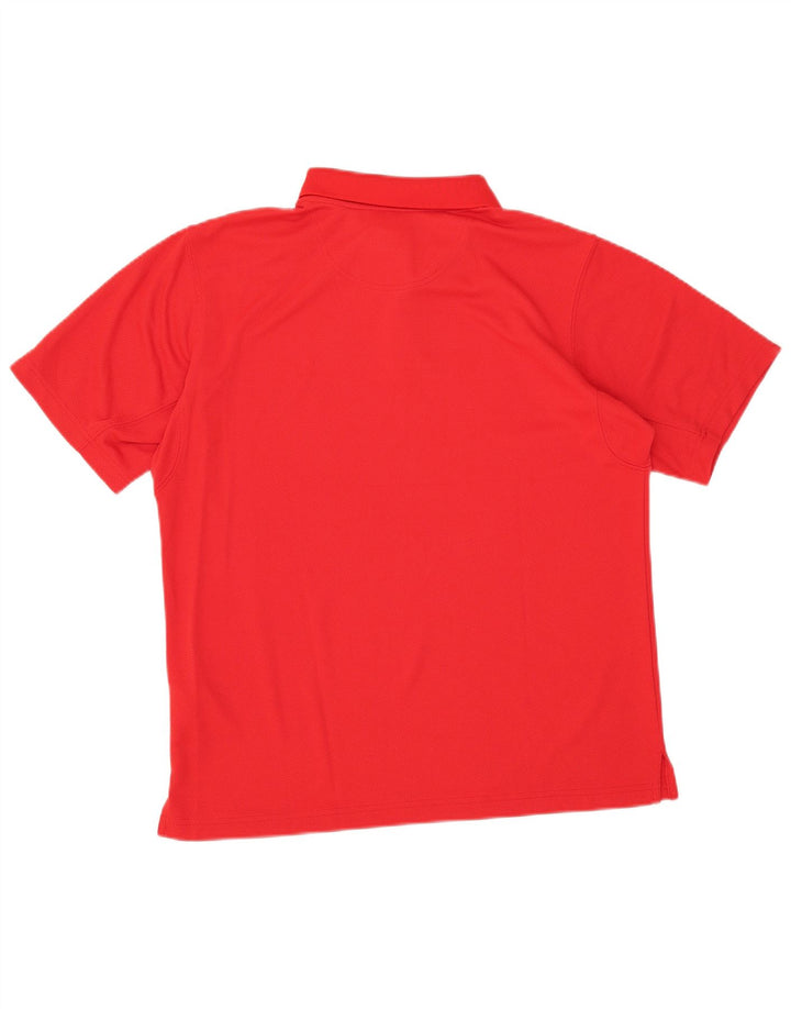 Męska koszulka polo Columbia Omni-Shade, duża, czerwona, poliester